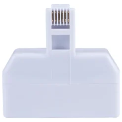 Power Gear 6-Wire White Triplex Adapter