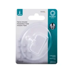 Power Gear 6-Wire White Triplex Adapter