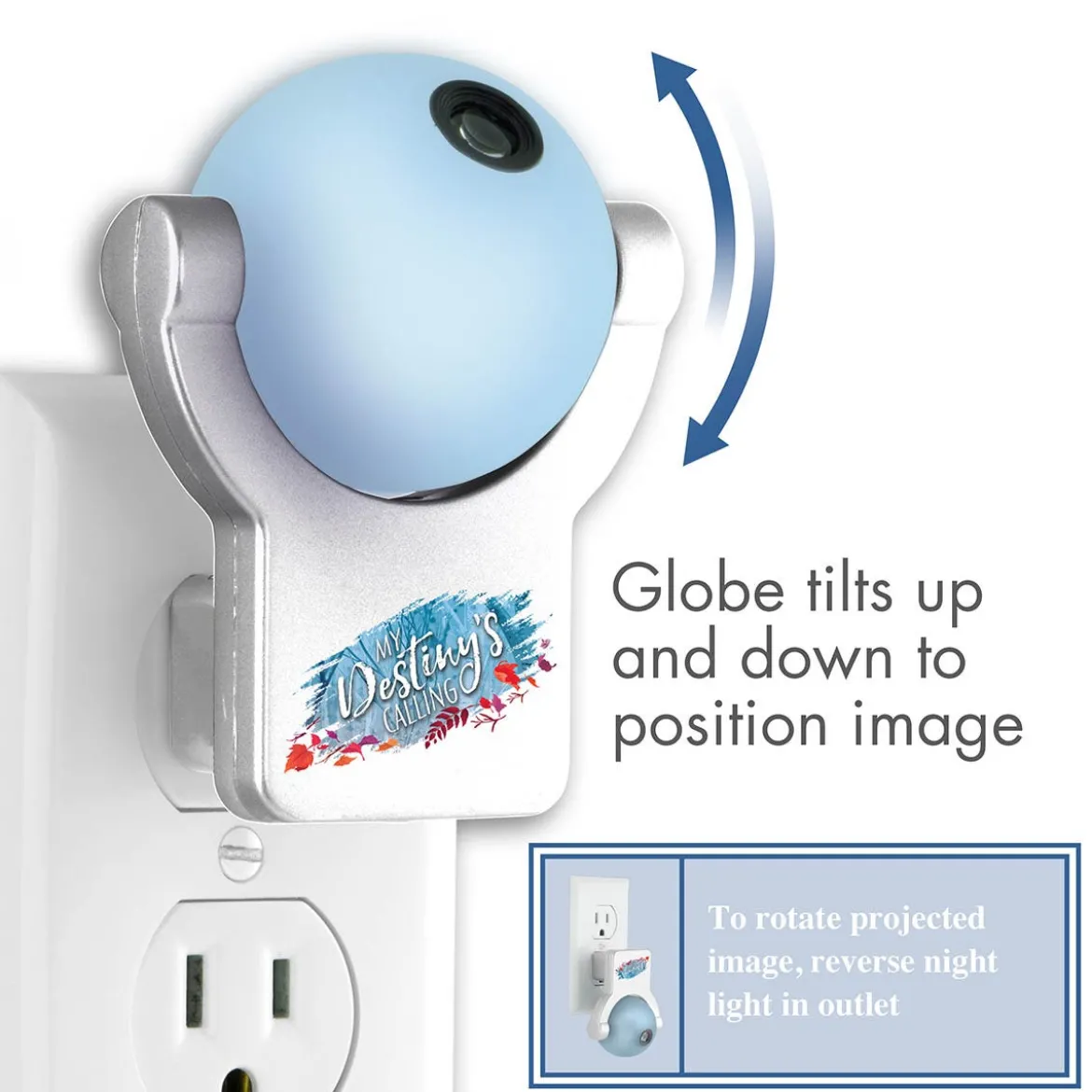 Projectables Disney Frozen II Light Sensing LED Night Light, White