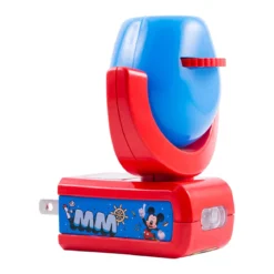 Projectables Disney Mickey Mouse & The Roadster Racers Light Sensing 6-Image LED Night Light, Red