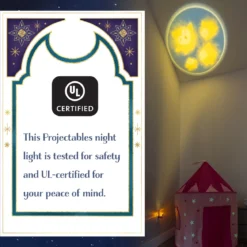 Projectables Disney WISH LED Night Light, Purple