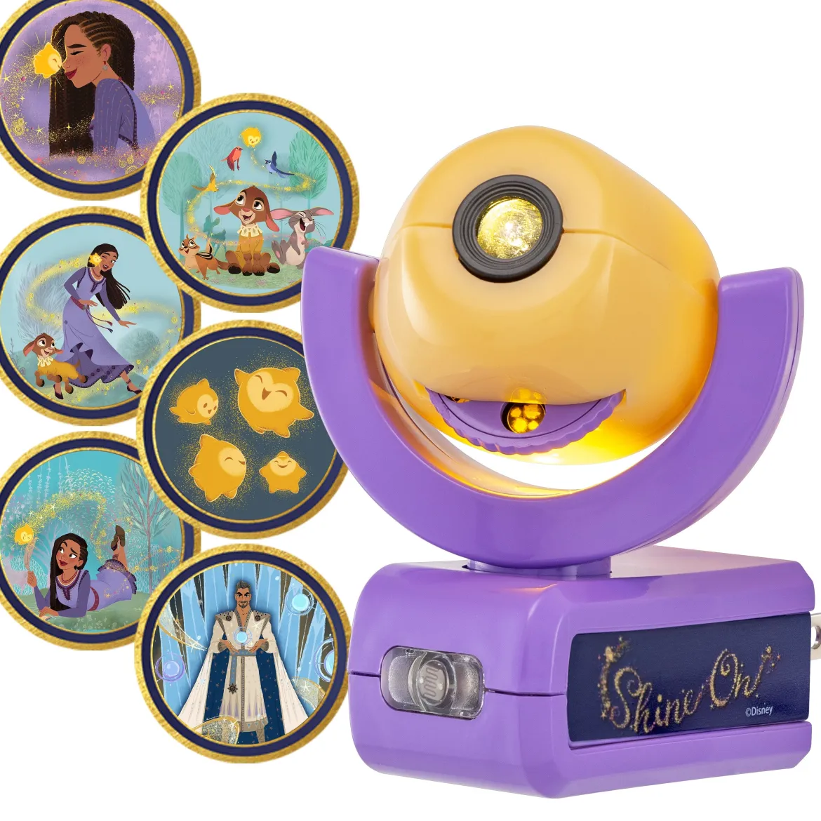 Projectables Disney WISH LED Night Light, Purple