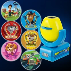 Projectables Nickelodeon Paw Patrol Light Sensing 6-Image LED Night Light, Blue