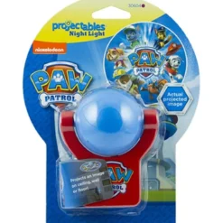 Projectables Nickelodeon Paw Patrol Light Sensing LED Night Light, Red