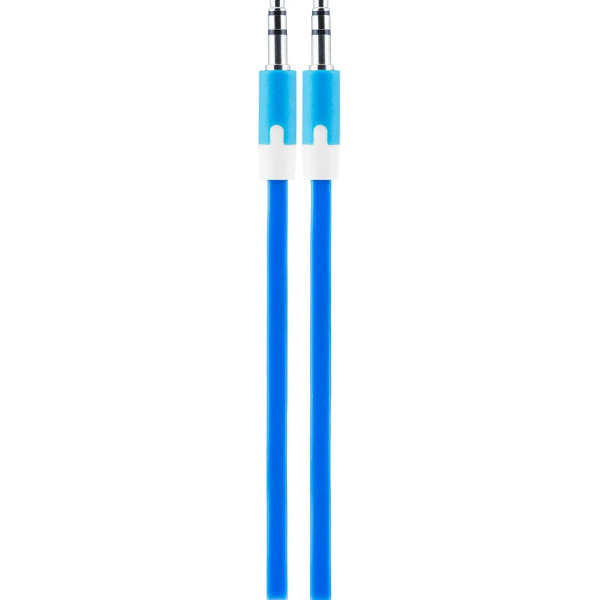 Uber 3ft. 3.5mm Auxiliary Audio Cable, Blue/White
