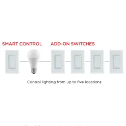 UltraPro Add-on Switch with QuickFit and SimpleWire 2pk