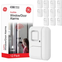 UltraPro Battery-Operated Magnetic Window Alarm 12 pack