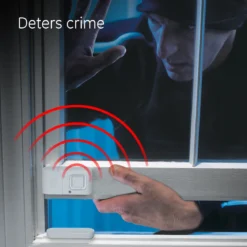 UltraPro Battery-Operated Magnetic Window Alarm 12 pack