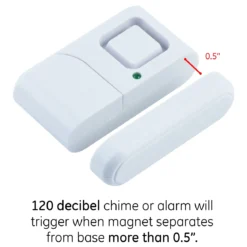 UltraPro Battery-Operated Magnetic Window Alarm 6 pack