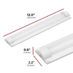 UltraPro Bright-Select Plug-In LED Light Fixture, 12in
