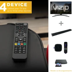 UltraPro 4-Device Universal Vizio TV Replacement Remote