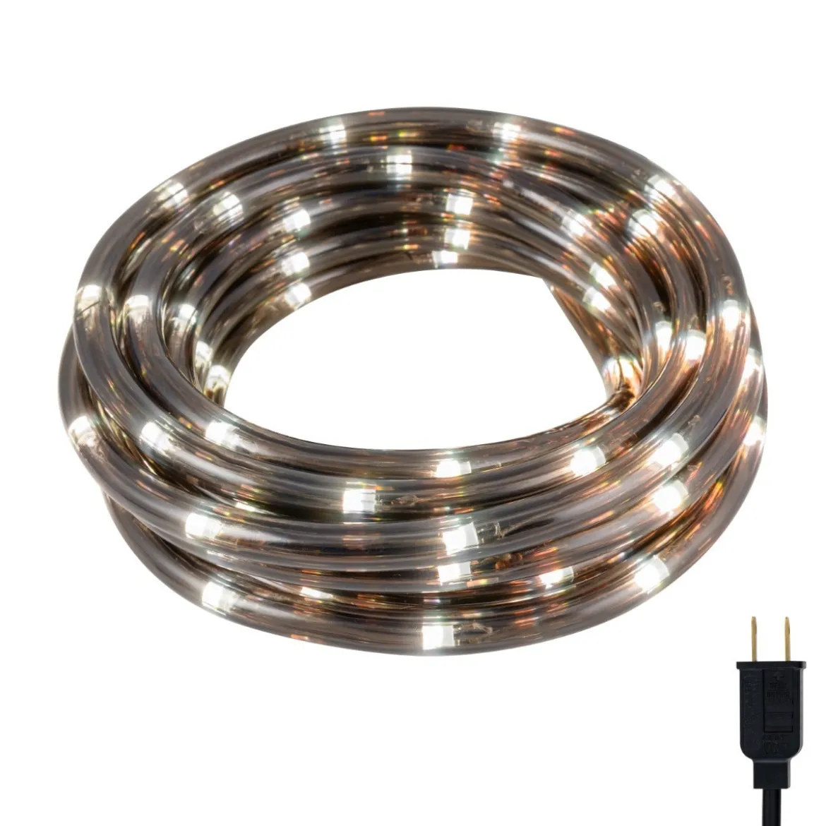 UltraPro Escape Indoor/Outdoor LED Rope Light, 16ft., Warm White, Black