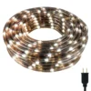 UltraPro Escape Indoor/Outdoor LED Rope Light, 50ft., Warm White, Black