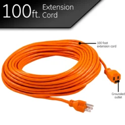 UltraPro 100ft. Outdoor Extension Cord, Orange