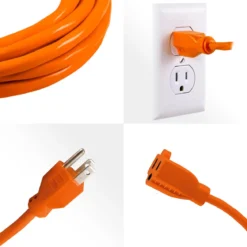UltraPro 100ft. Outdoor Extension Cord, Orange