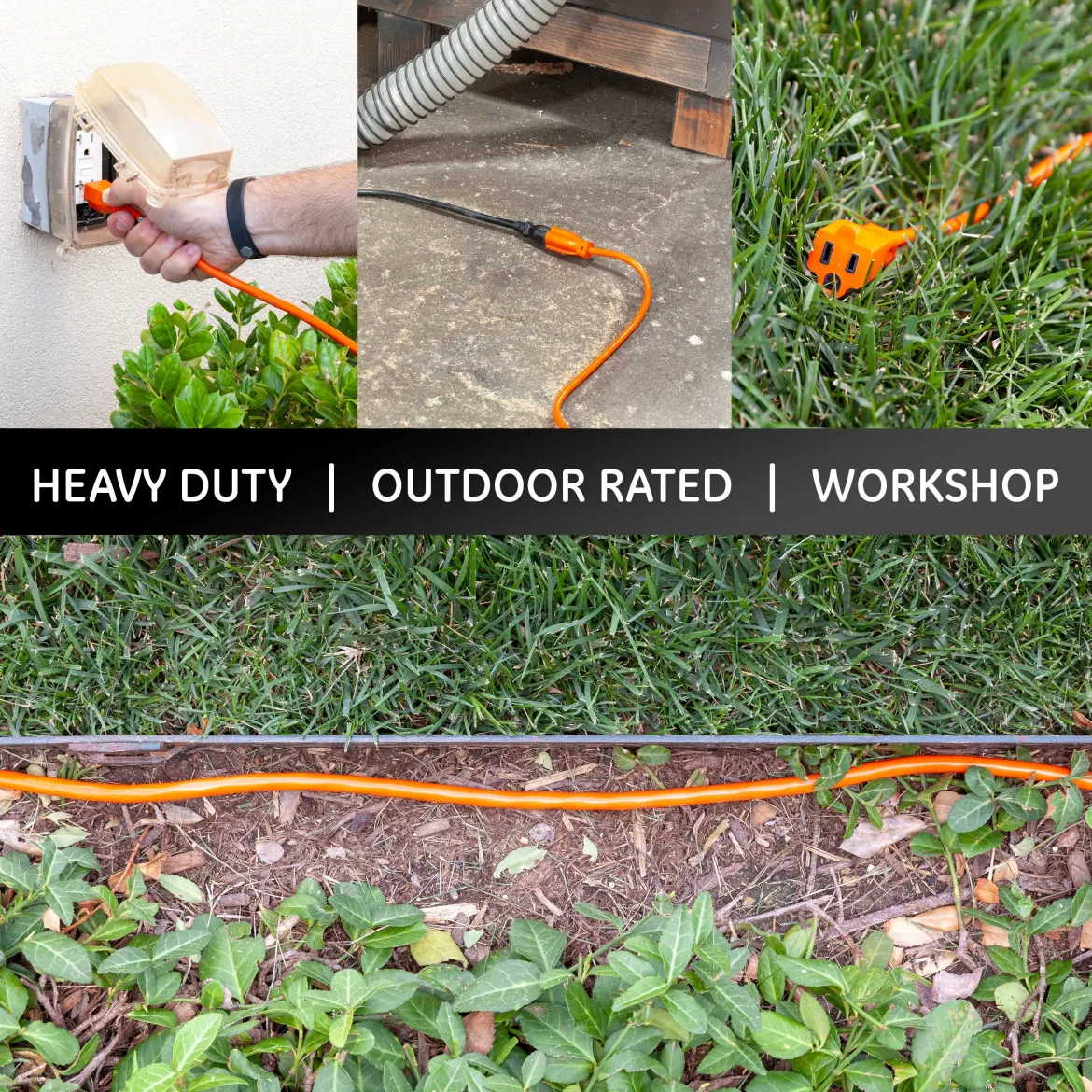 UltraPro 100ft. Outdoor Extension Cord, Orange