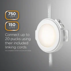Ultra ProGrade EZLink LED Puck Lights, 5pk