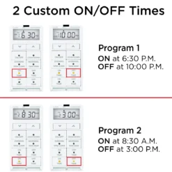 UltraPro 24-Hour Digital In-Wall Timer
