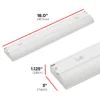 UltraPro 18in. Direct Wire LED Light Fixture, White