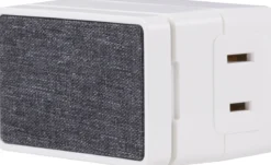 UltraPro Indoor Plug-In 1-Outlet Digital Timer with Cloth Door, White