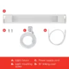 UltraPro 18in. Linkable Plug-In LED Light Fixture, White