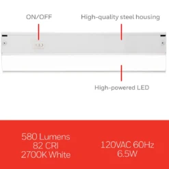 UltraPro 24in. On/Off Direct Wire LED Light Fixture