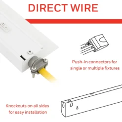 UltraPro 24in. On/Off Direct Wire LED Light Fixture