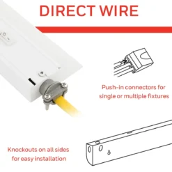 UltraPro18in. On/Off Direct Wire LED Light Fixture