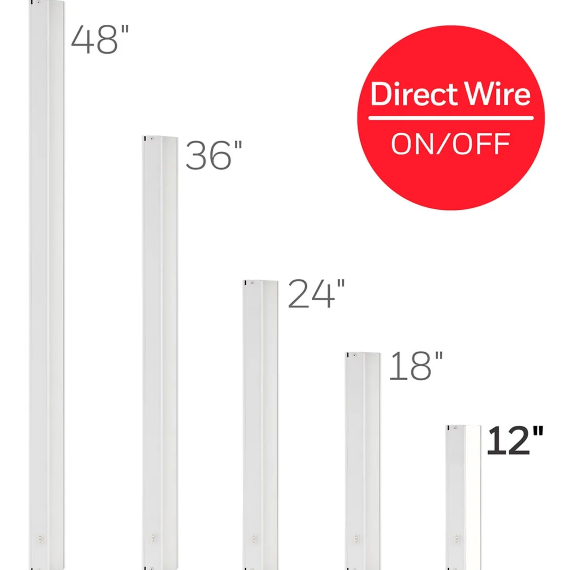 UltraPro 12in. On/Off Direct Wire LED Light Fixture