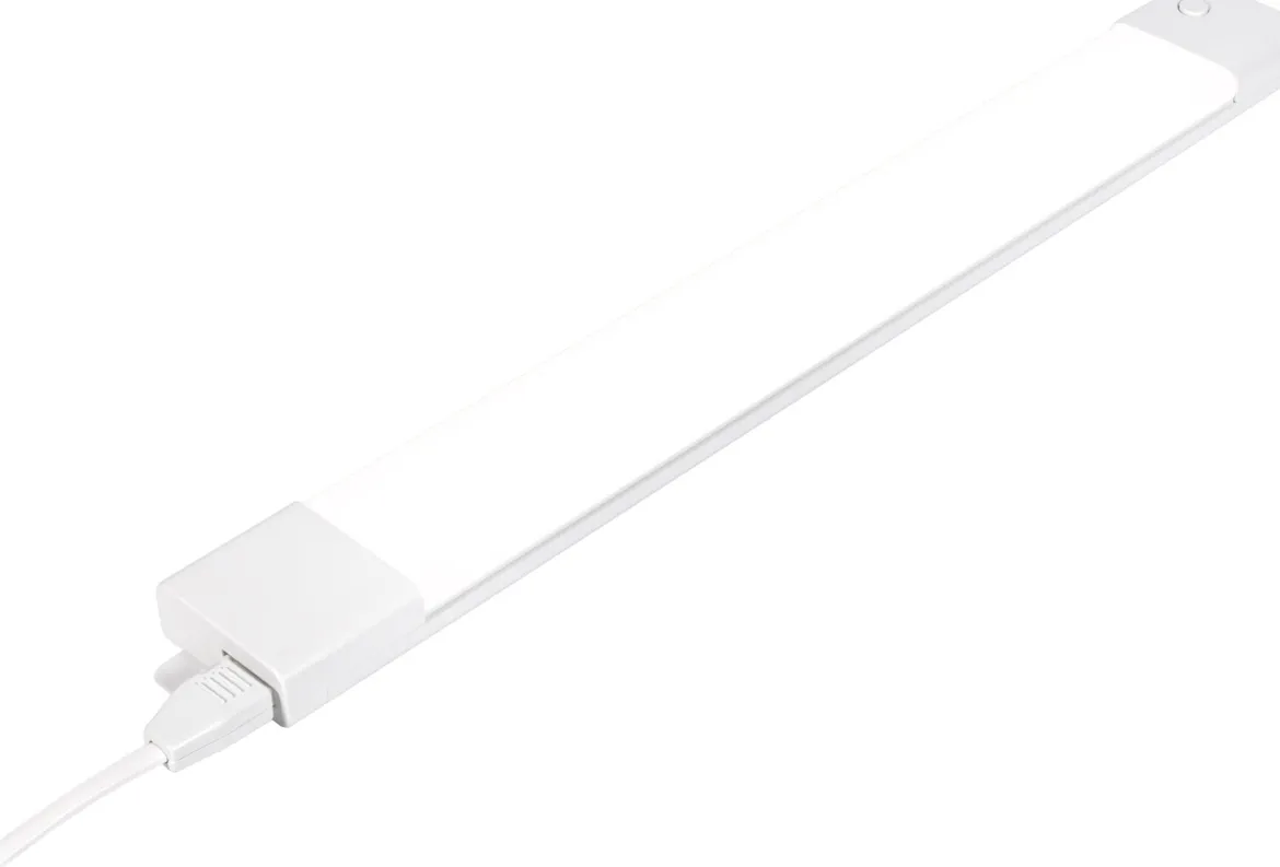 UltraPro 24in. Plug-in Color-Select LED WiFi Smart Light Fixture, White