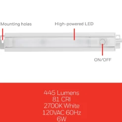 UltraPro 16in. Plug-In LED Light Fixture