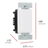 UltraPro In-Wall Push-Button Countdown Timer, White