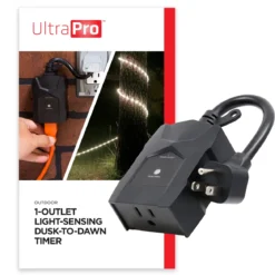 UltraPro 1-Outlet Outdoor Dusk-to-Dawn Timer