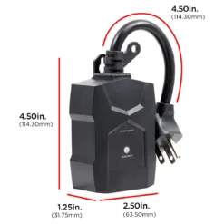 UltraPro 1-Outlet Outdoor Dusk-to-Dawn Timer