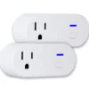 UltraPro Plug-In 1-Outlet WiFi Smart Switch, 2 Pack, White