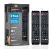 UltraPro Replacement Remote Control, One Touch Classic, 2 Pack, Black