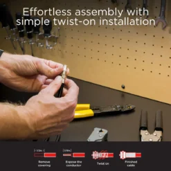 UltraPro RG6 Twist-On F Connector, 4 Pack