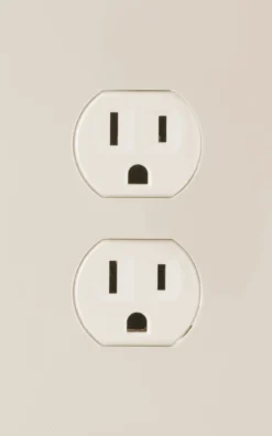 UltraPro Screwless Duplex Receptacle Wallplate, Light Almond