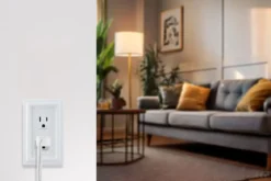 UltraPro Screwless Duplex Receptacle Wallplate, White Coastal