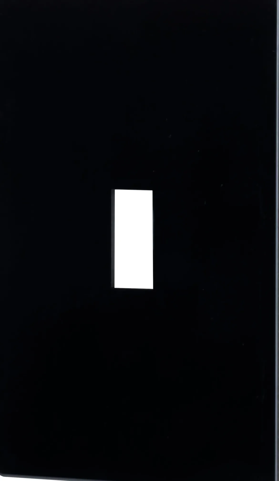 UltraPro Screwless Toggle Switch Wallplate, Black
