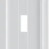 UltraPro Screwless Toggle Switch Wallplate, White Coastal