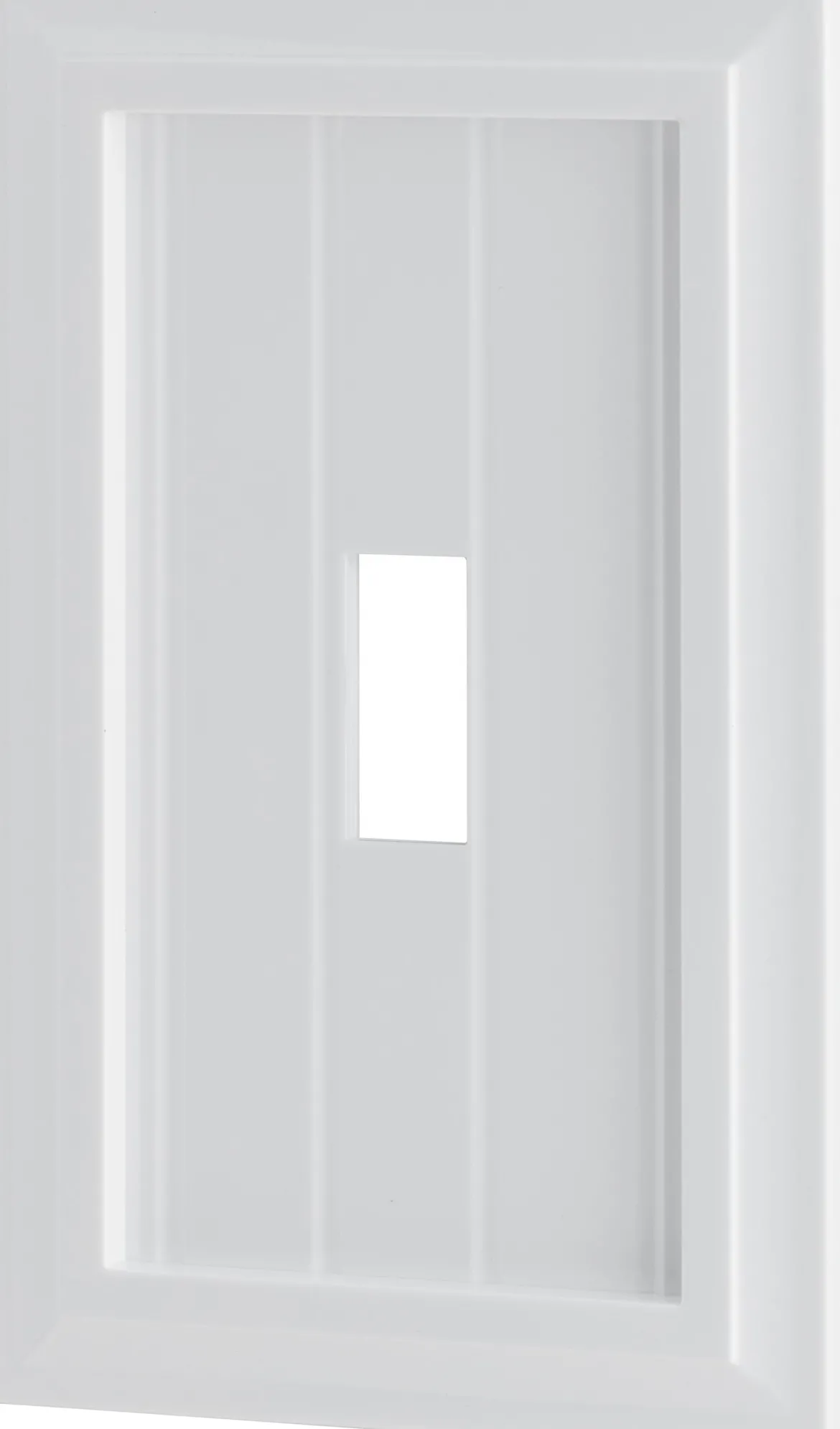 UltraPro Screwless Toggle Switch Wallplate, White Coastal