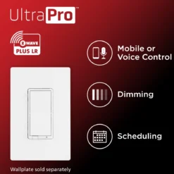 UltraPro 800 Series Z-Wave Dimmer, 2 Pack