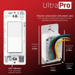 UltraPro 800 Series Z-Wave Dimmer, 4 Pack