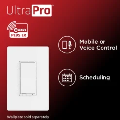 UltraPro 800 Series Z-Wave On/Off Switch, 2 Pack