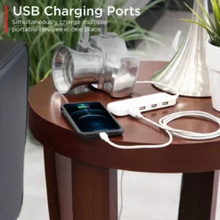 UltraPro USB Power Strip, 4-USB-A, 4.8A, White