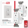 UltraPro Wi-Fi In-Wall Smart Receptacle, 2 pack