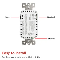 UltraPro Wi-Fi In-Wall Smart Receptacle, 2 pack
