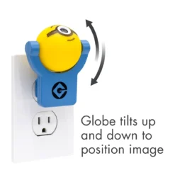 Universal Minions Projectables Light Sensing LED Night Light, Blue