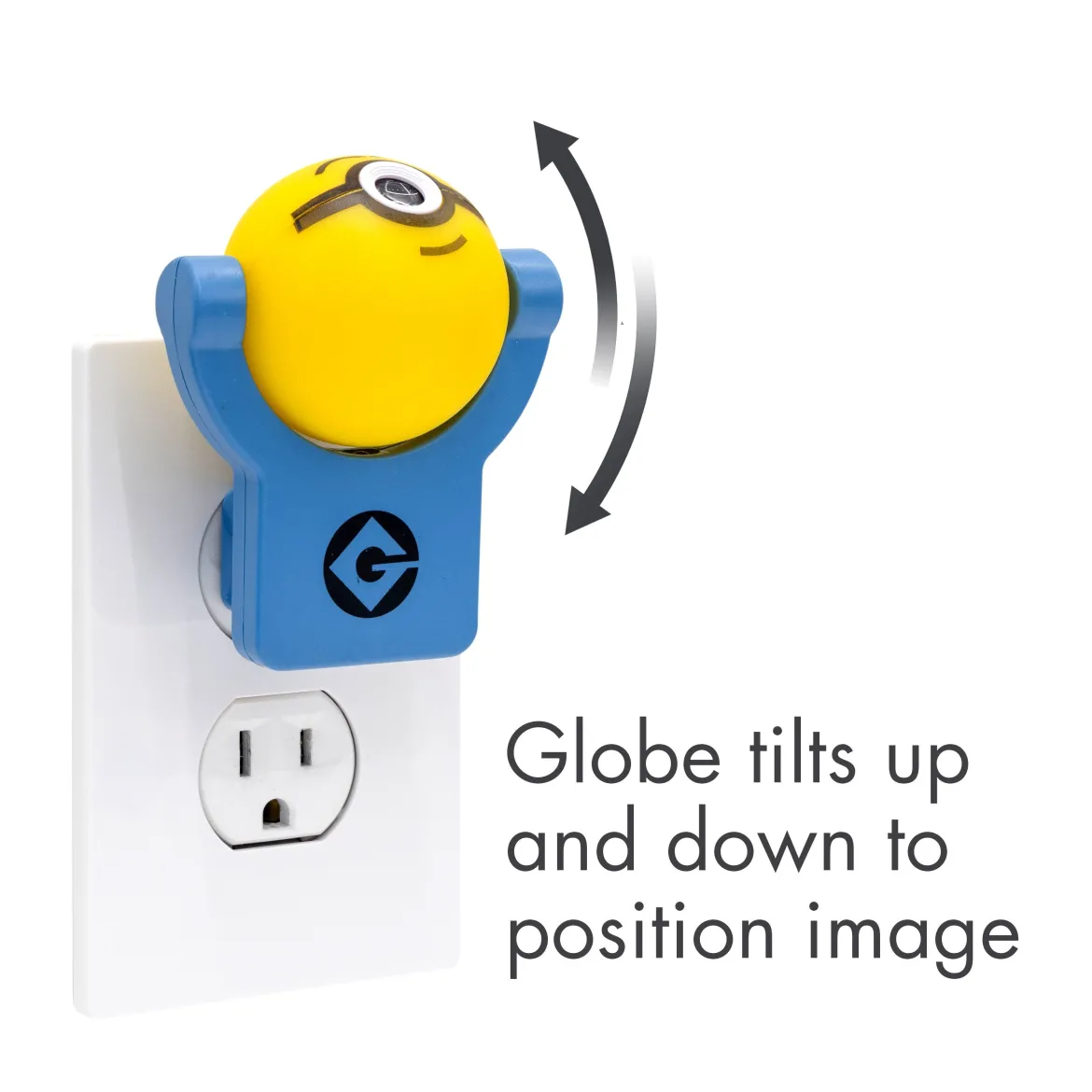Universal Minions Projectables Light Sensing LED Night Light, Blue